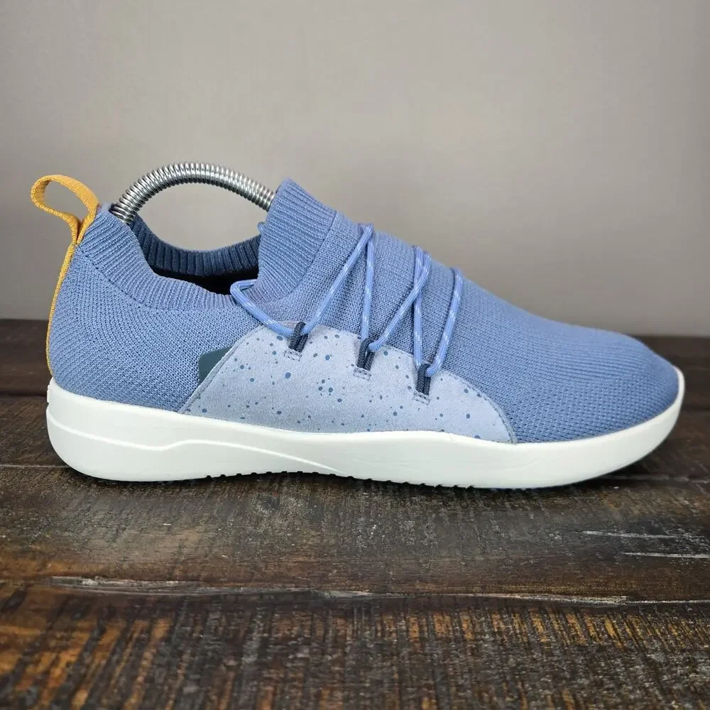 NEW Vessi Cityscape Classic Womens Size 9 Lace Up Waterproof Shoes Blue White